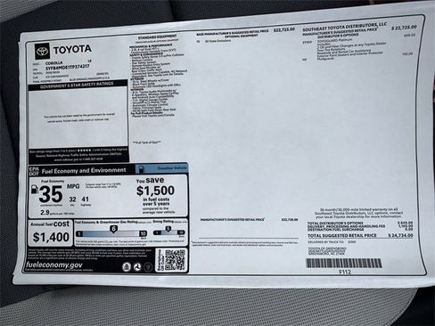 New 2026 Toyota Corolla LE image 37