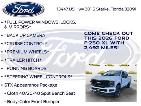 New 2026 Ford F250 XL w/ STX Appearance Package image 10