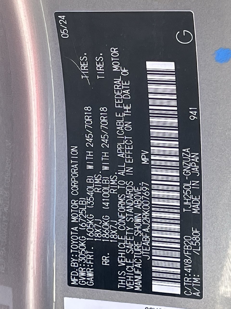 Used 2024 Toyota Land Cruiser 1958 AWD/4WD image 28