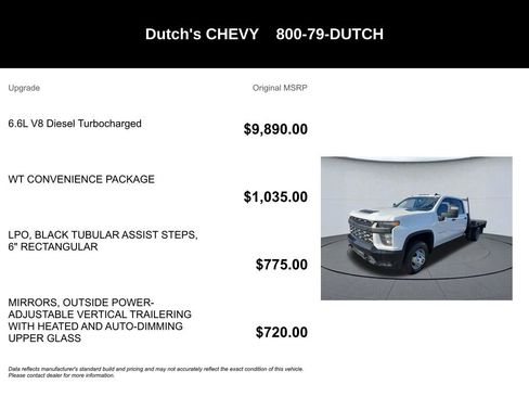Used 2021 Chevrolet Silverado 3500 W/T w/ WT Convenience Package AWD/4WD image 5