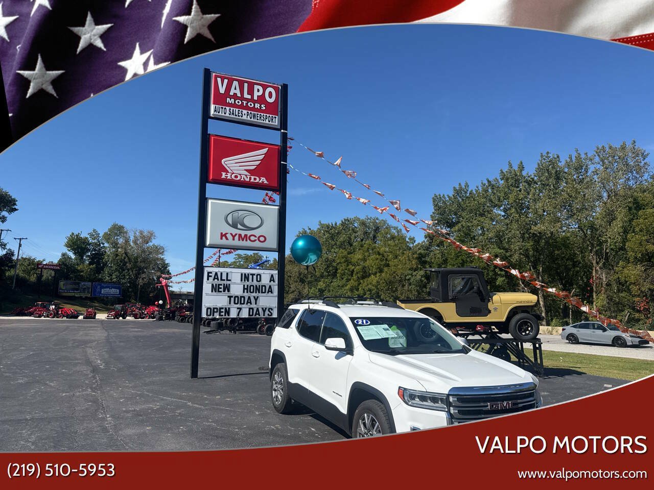 Used 2021 GMC Acadia SLT FWD image 1