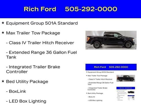 Certified 2023 Ford F150 Lariat w/ Max Trailer Tow Package AWD/4WD image 17