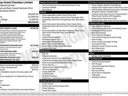 Certified 2025 Jeep Grand Cherokee Limited w/ Luxury Tech Group II AWD/4WD image 13