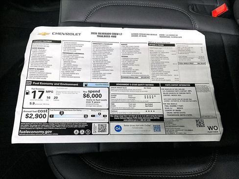 New 2026 Chevrolet Silverado 1500 LT Trail Boss w/ Convenience Package II image 14