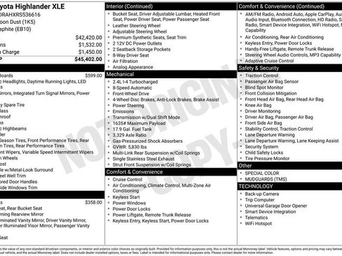 Used 2024 Toyota Highlander XLE image 39