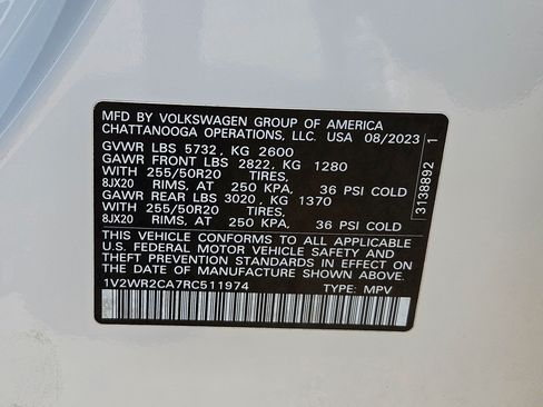 Used 2024 Volkswagen Atlas SE FWD image 33