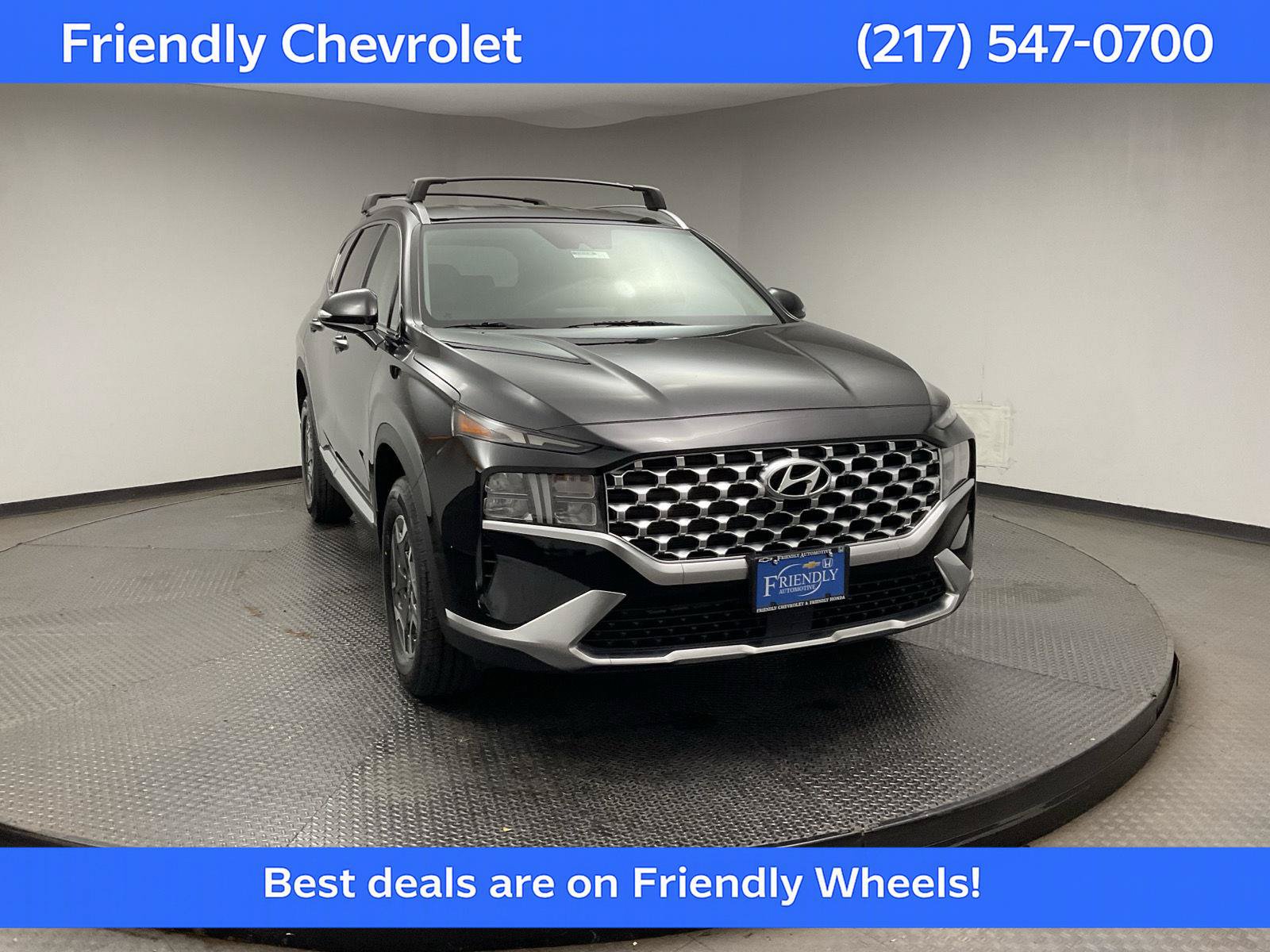 Used 2022 Hyundai Santa Fe Blue AWD/4WD image 1