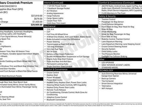 Certified 2025 Subaru Crosstrek 2.0i Premium image 29