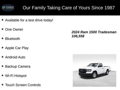 Used 2024 RAM 1500 Tradesman w/ Trailer Tow Group RWD image 9