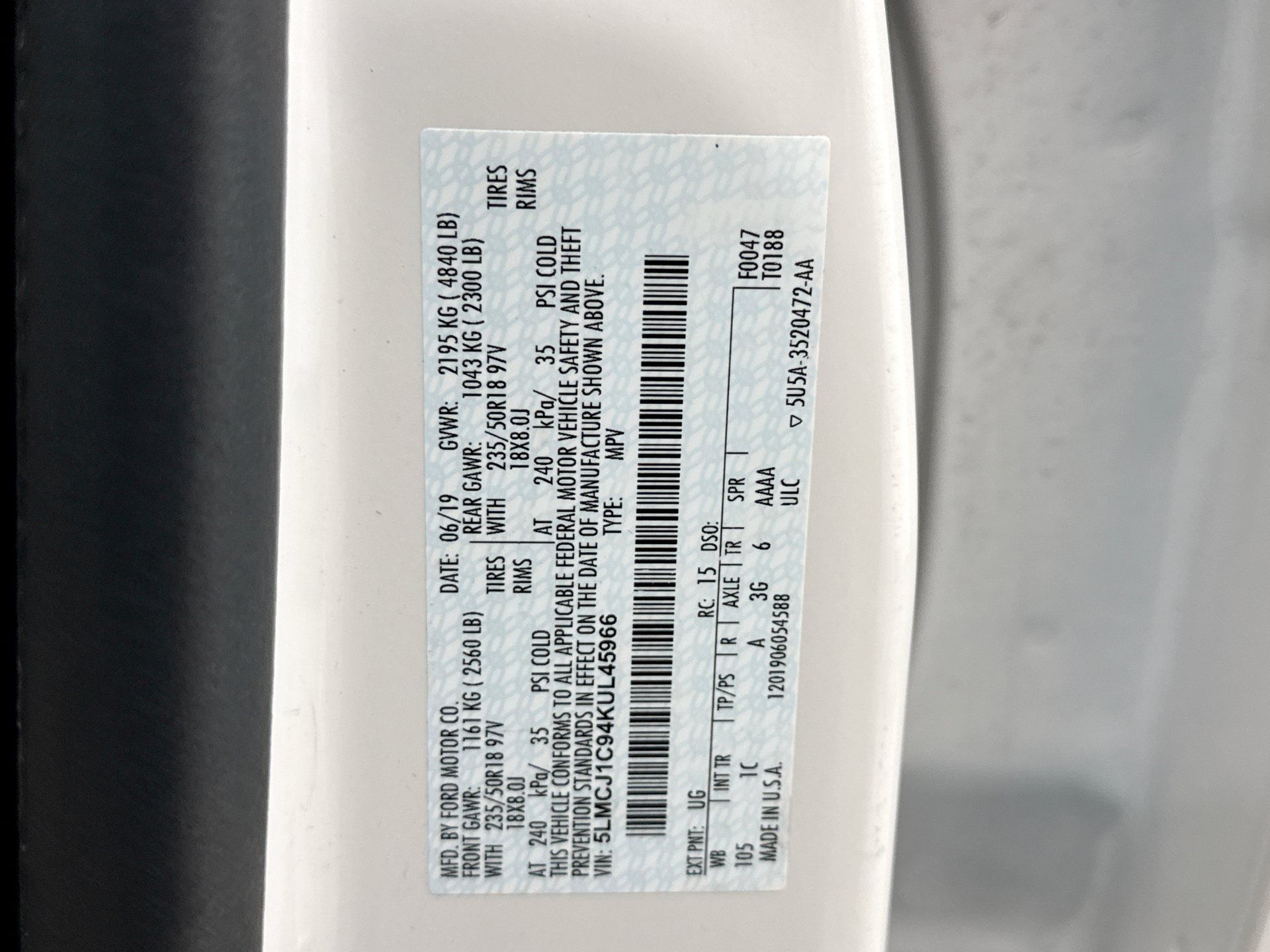 Used 2019 Lincoln MKC Premiere FWD image 24
