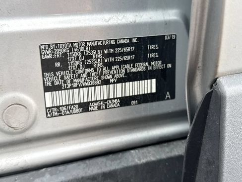 Used 2019 Toyota RAV4 XLE w/ Convenience Package AWD/4WD image 21