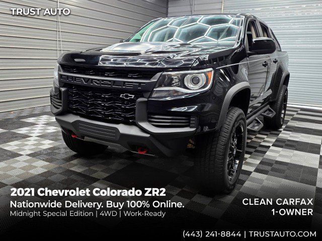 Used 2021 Chevrolet Colorado ZR2 w/ ZR2 Midnight Special Edition AWD/4WD image 1