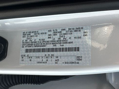 Certified 2024 Ford F150 Lightning Platinum AWD/4WD image 35