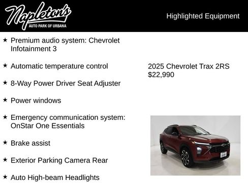 Used 2025 Chevrolet Trax RS image 15