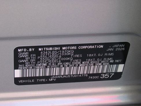 New 2026 Mitsubishi Outlander Sport SE AWD/4WD image 19