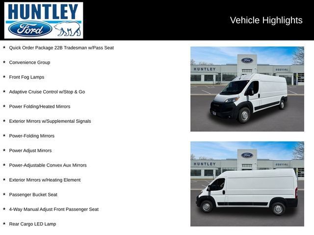 Used 2024 RAM ProMaster 2500 w/ Convenience Group FWD image 2