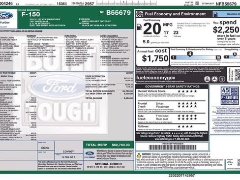 Used 2022 Ford F150 XLT w/ Equipment Group 302A High AWD/4WD image 15