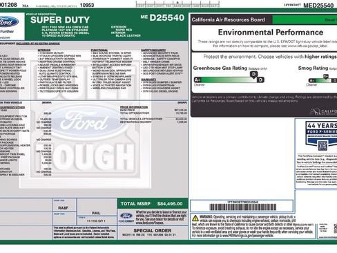 Certified 2021 Ford F350 Platinum w/ FX4 Off-Road Package AWD/4WD image 39