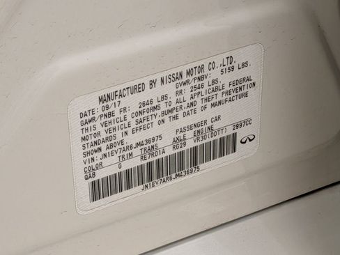 Used 2018 INFINITI Q50 Luxe w/ Sensory Package (Luxe) image 35