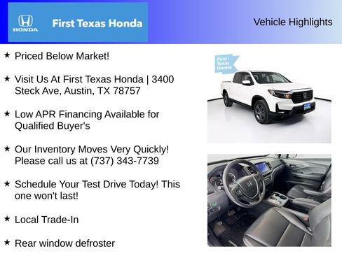 Used 2023 Honda Ridgeline RTL image 5