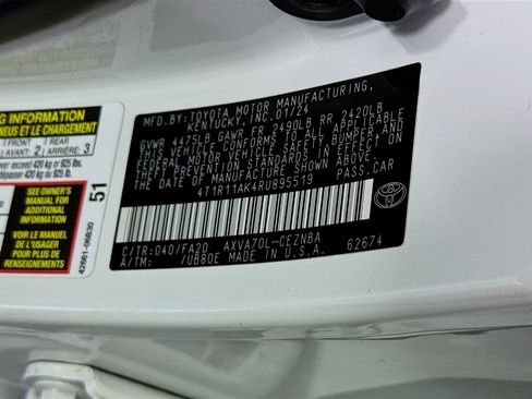 Used 2024 Toyota Camry LE w/ Convenience Package FWD image 40