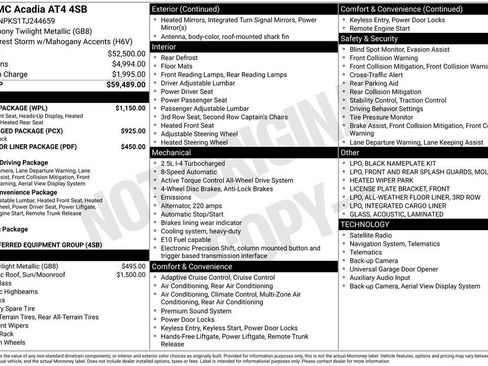 New 2026 GMC Acadia AT4 w/ Luxury Package AWD/4WD image 48