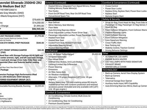 Used 2024 Chevrolet Silverado 2500 ZR2 w/ Technology Package AWD/4WD image 26