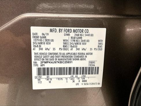 Used 2019 Ford Edge SEL w/ Equipment Group 201A AWD/4WD image 33