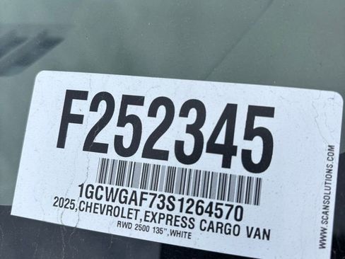 New 2025 Chevrolet Express 2500 w/ Communications Package image 28