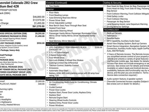 Used 2023 Chevrolet Colorado ZR2 w/ Desert Boss Special Edition AWD/4WD image 28