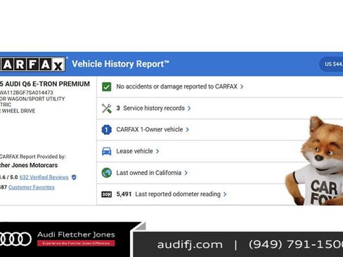 Used 2025 Audi Q6 e-tron Premium w/ Convenience Package image 2