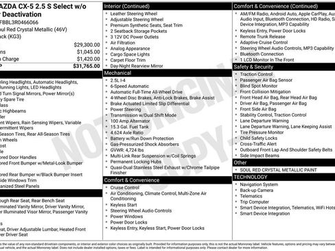 Used 2024 MAZDA CX-5 AWD 2.5 S w/ Select Package image 25