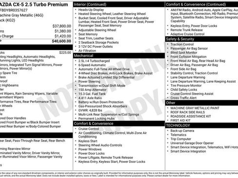 Used 2024 MAZDA CX-5 2.5 Turbo w/ Premium Package image 17