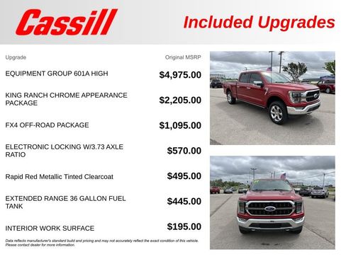 Used 2022 Ford F150 King Ranch w/ Equipment Group 601A High AWD/4WD image 31