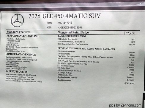 New 2026 Mercedes-Benz GLE 450 4MATIC image 29