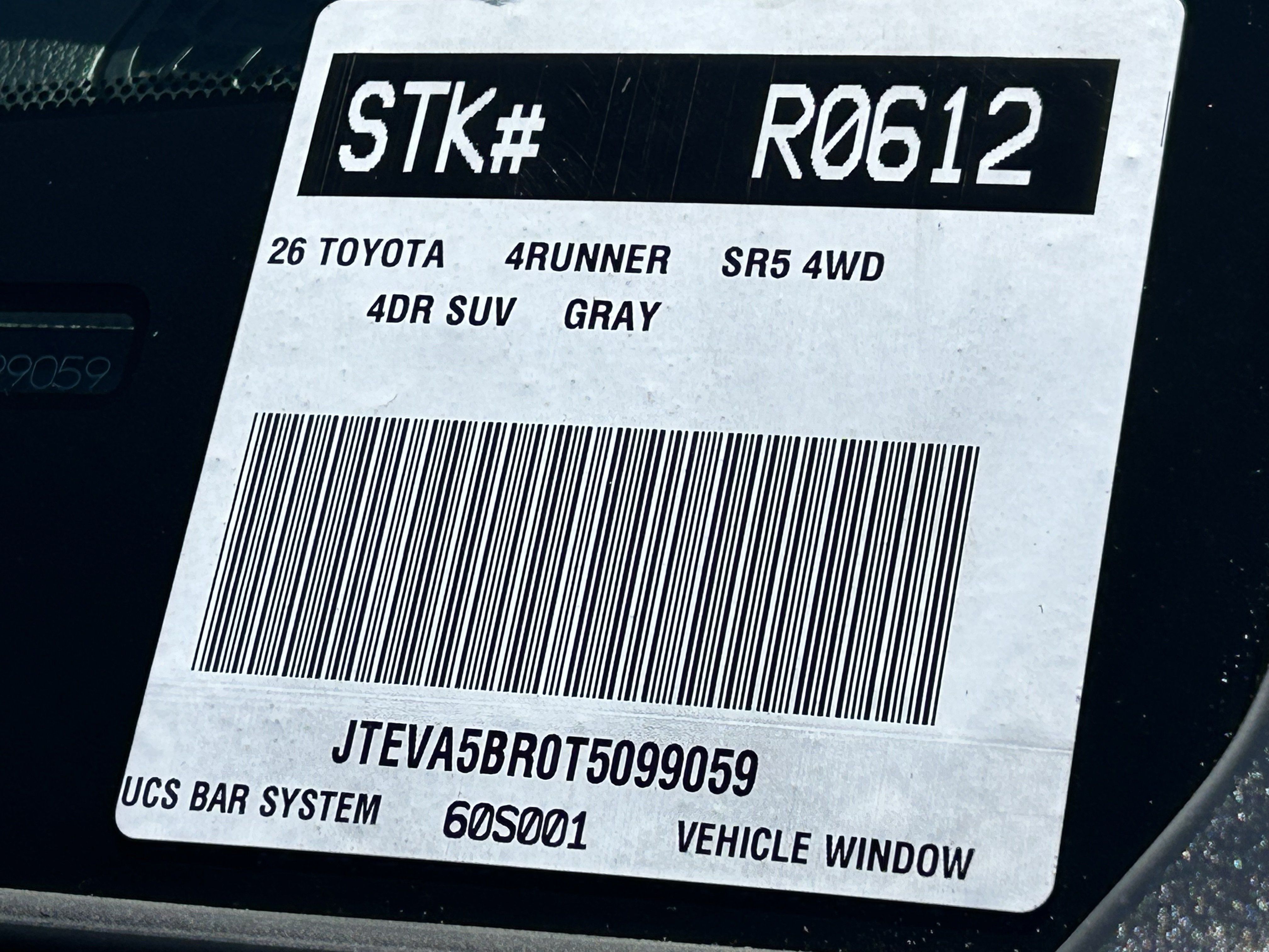 Certified 2026 Toyota 4Runner SR5 AWD/4WD image 32