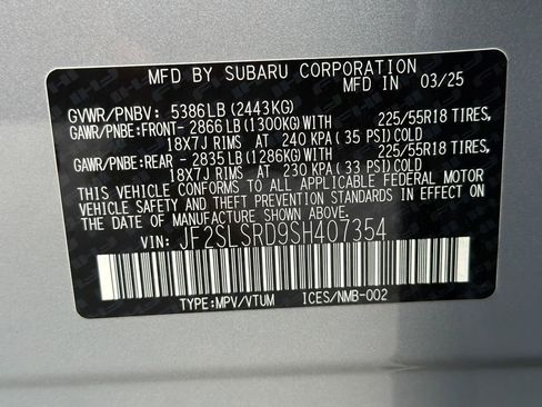 Certified 2025 Subaru Forester Limited AWD/4WD image 53