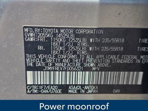 Used 2015 Toyota RAV4 Limited w/ Outdoor Package FWD image 10