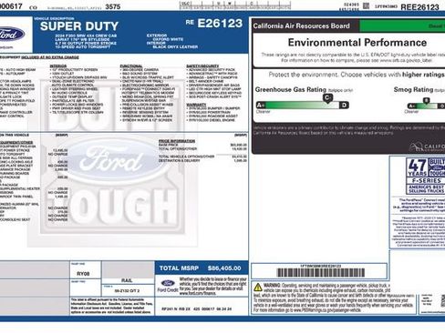 Used 2024 Ford F350 Lariat w/ Sport Appearance Package AWD/4WD image 4