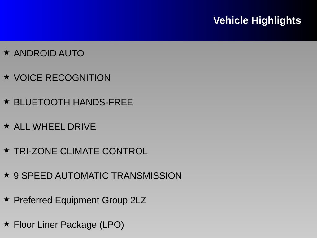 Used 2020 Chevrolet Traverse High Country w/ LPO, Floor Liner Package AWD/4WD image 12