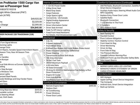 New 2026 RAM ProMaster 1500 FWD image 28