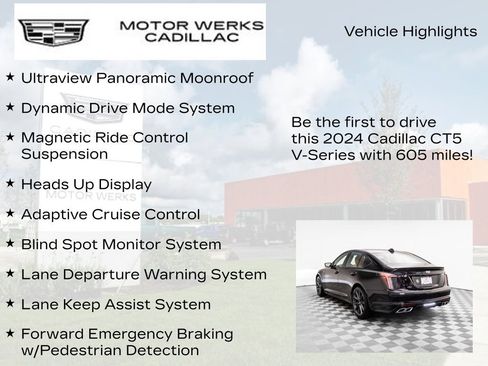 Certified 2024 Cadillac CT5 V w/ Platinum Package image 15
