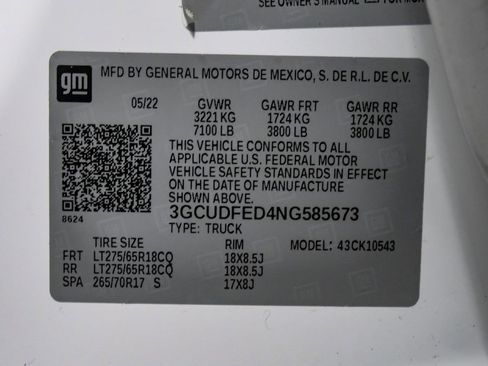 Used 2022 Chevrolet Silverado 1500 LT Trail Boss w/ Convenience Package II AWD/4WD image 57