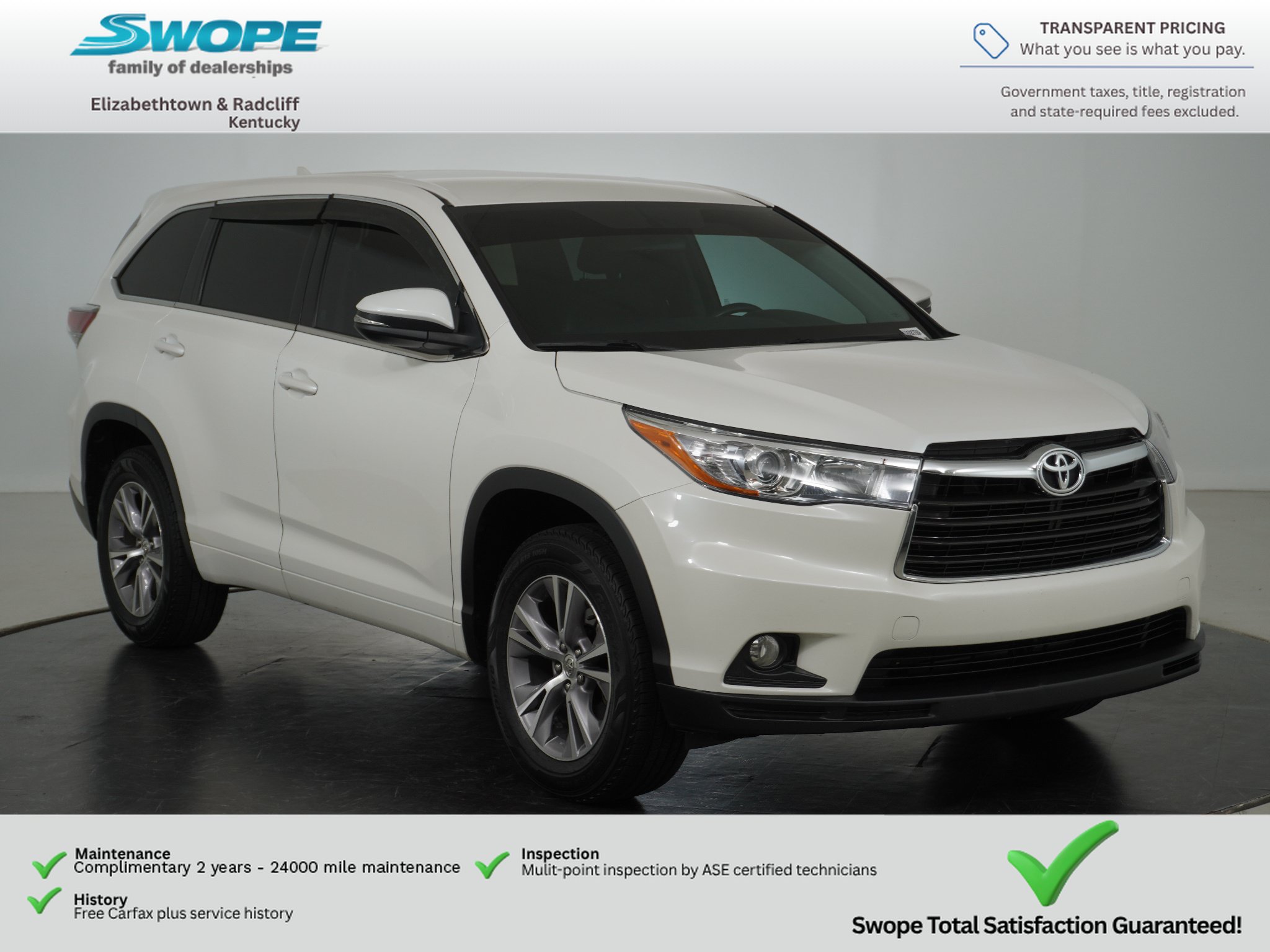 Used 2015 Toyota Highlander Plus FWD image 1