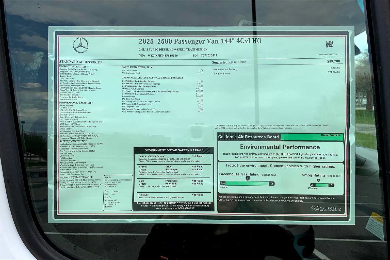 Certified 2025 Mercedes-Benz Sprinter 2500 image 27