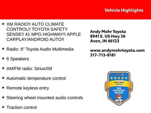 Used 2024 Toyota Corolla LE FWD image 2