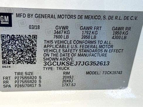 Used 2018 Chevrolet Silverado 1500 LTZ w/ LTZ Plus Package image 24