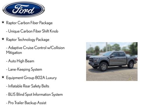 Used 2018 Ford F150 Raptor w/ Equipment Group 802A Luxury AWD/4WD image 4