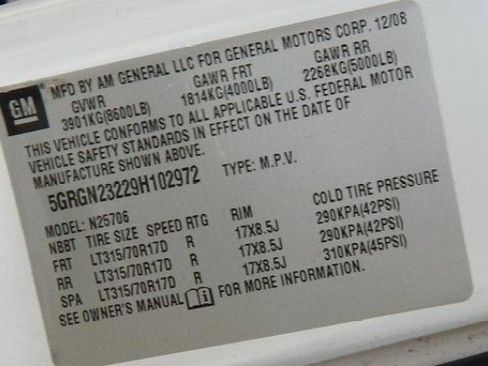 Used 2009 HUMMER H2 image 16