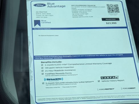 Used 2023 Volkswagen Tiguan SE image 14